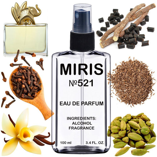 MIRIS No. 521, Inspired by Jungle L'Elephant, Long-Lasting Eau de Parfum for Women, Spray 3.4 Fl Oz / 100 ml