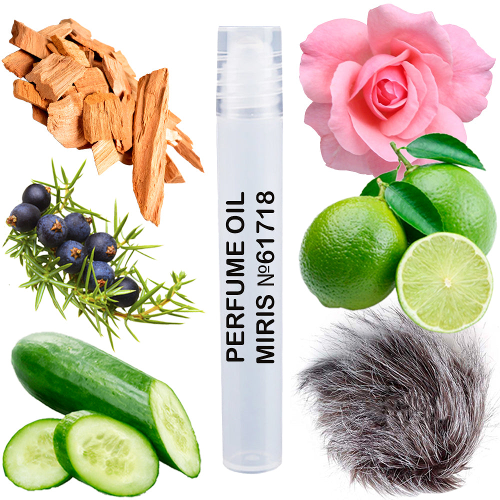 MIRIS Perfume Oil No. 61718 | Inspired | Unisex For Women and Men Roll-On Alcohol Free | 0.34 Fl Oz
