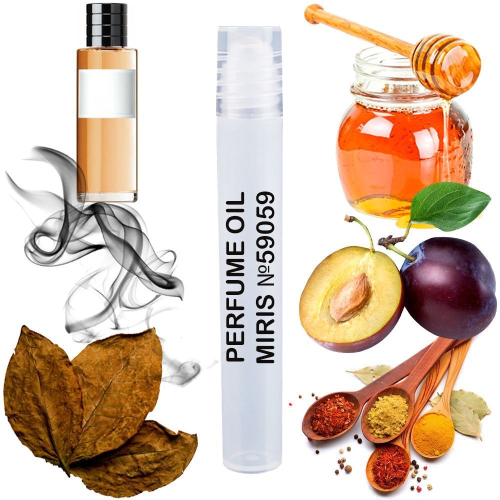 MIRIS No. 59059, Inspired by Tobacolor, Long-Lasting Perfume Oil Unisex for Women and Men Roll-On, Rollerball 0.34 Fl Oz / 10 ml