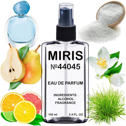 MIRIS No. 44045, Inspired by Ocean Di Goia, Long-Lasting Eau de Parfum for Women, Spray 3.4 Fl Oz / 100 ml