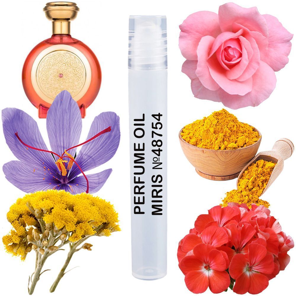 MIRIS No. 48754, Inspired by Rose Sapphire, Long-Lasting Perfume Oil Unisex for Women and Men Roll-On, Rollerball 0.34 Fl Oz / 10 ml