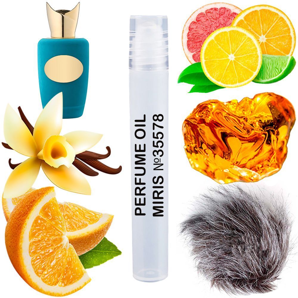 MIRIS No. 35578, Inspired by Erba Pura, Long-Lasting Perfume Oil Unisex for Women and Men Roll-On, Rollerball 0.34 Fl Oz / 10 ml