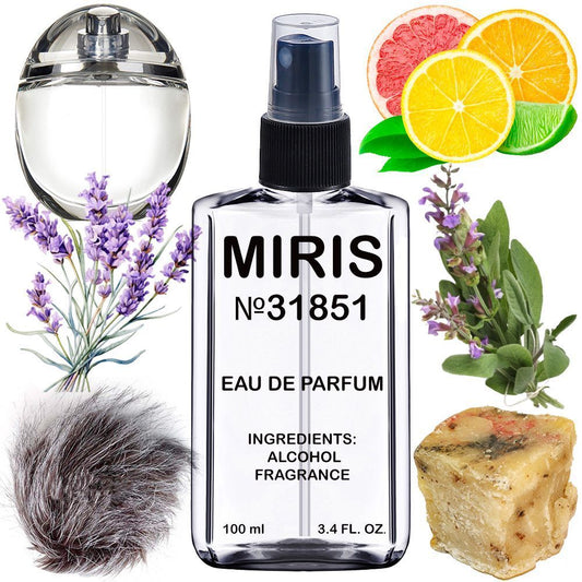 MIRIS No. 31851, Inspired by Obsessed, Long-Lasting Eau de Parfum for Women, Spray 3.4 Fl Oz / 100 ml