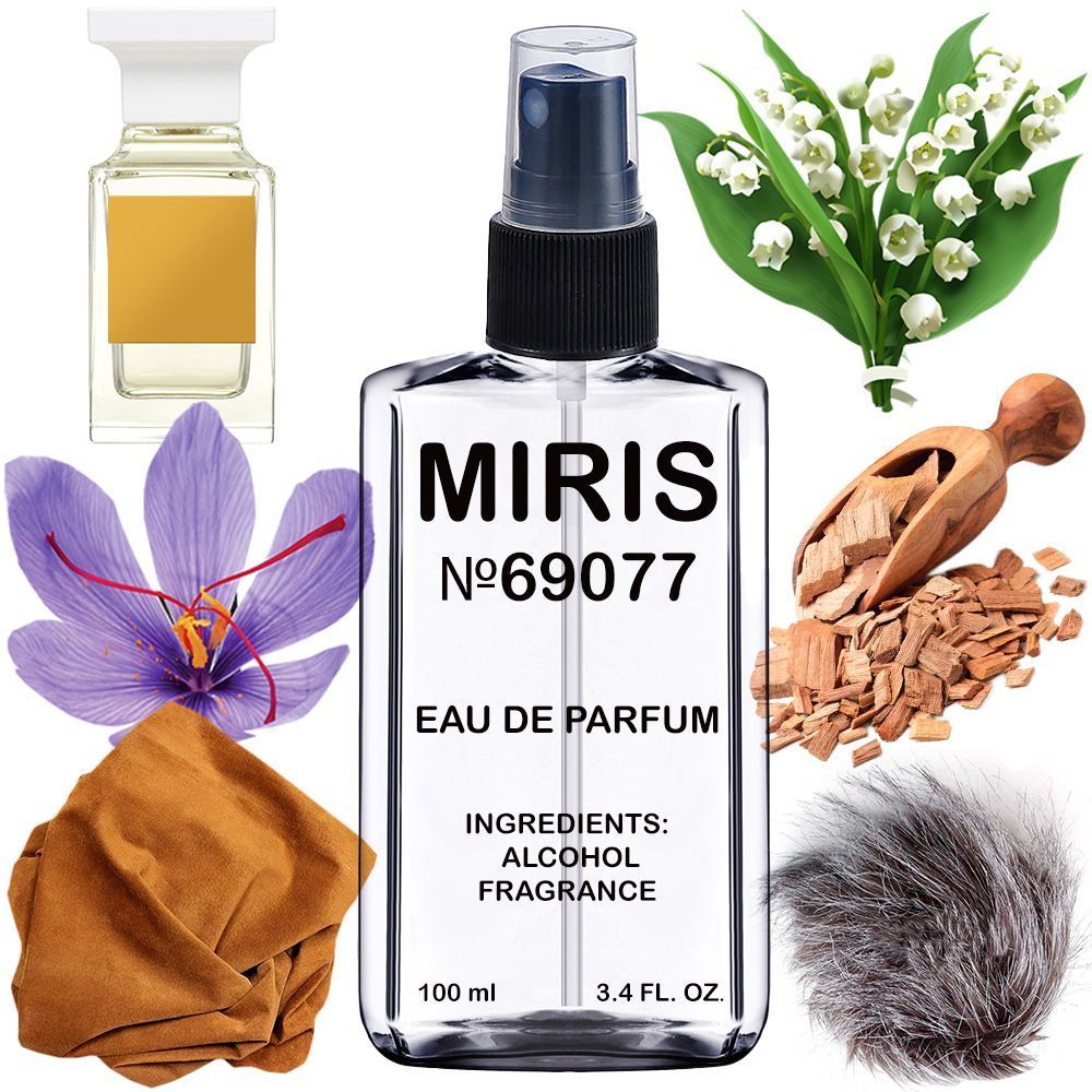MIRIS No. 69077, Inspired by White Suede, Long-Lasting Eau de Parfum for Women, Spray 3.4 Fl Oz / 100 ml