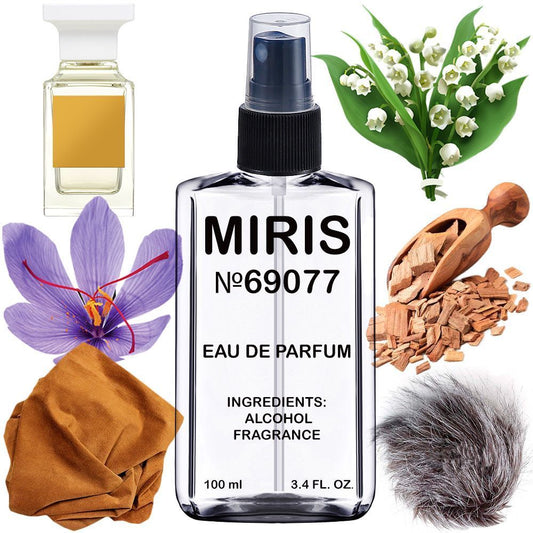 MIRIS No. 69077, Inspired by White Suede, Long-Lasting Eau de Parfum for Women, Spray 3.4 Fl Oz / 100 ml