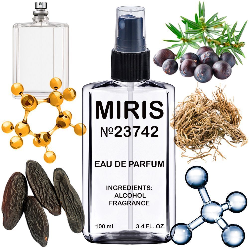 MIRIS No. 23742, Inspired by Molecu 02, Long-Lasting Eau de Parfum Unisex for Women and Men, Spray 3.4 Fl Oz / 100 ml