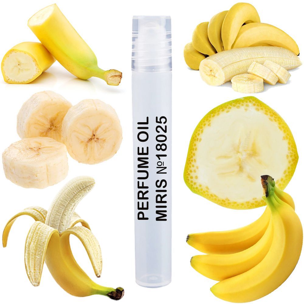 MIRIS Perfume Oil No. 18025 Banane Unisex For Women and Men | Roll-On Alcohol Free | 0.34 Fl Oz