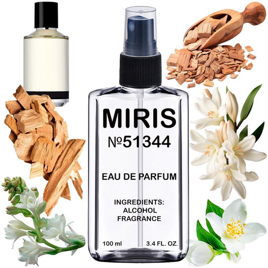 MIRIS No. 51344, Inspired by Gardens Of India 79, Long-Lasting Eau de Parfum Unisex for Women and Men, Spray 3.4 Fl Oz / 100 ml