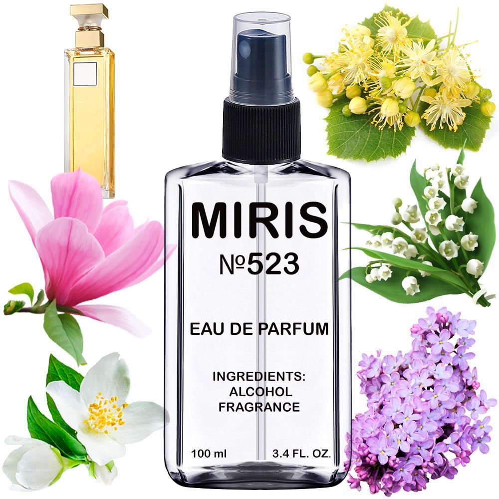 MIRIS No. 523, Inspired by 5th Avenue, Long-Lasting Eau de Parfum for Women, Spray 3.4 Fl Oz / 100 ml