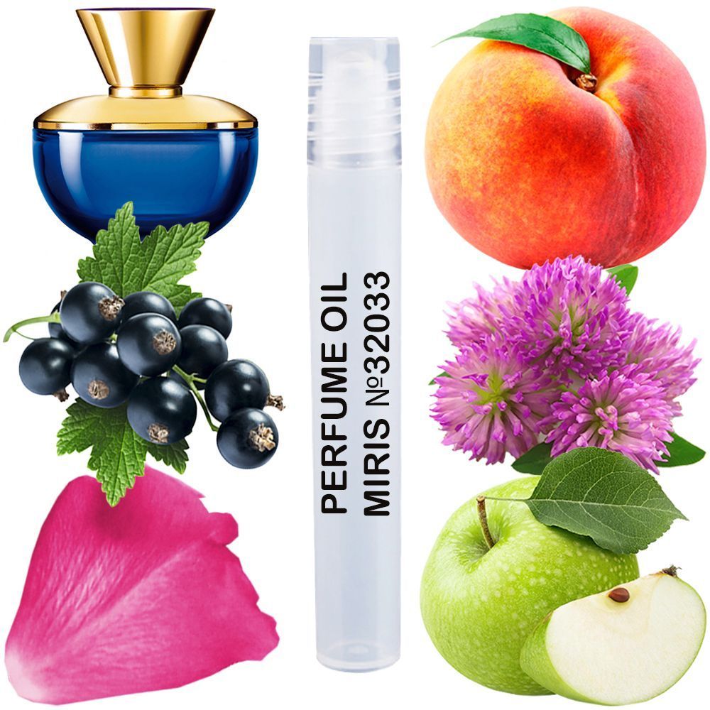 MIRIS No. 32033, Inspired by Dylan Blue Pour Femme, Long-Lasting Perfume Oil for Women Roll-On, Rollerball 0.34 Fl Oz / 10 ml