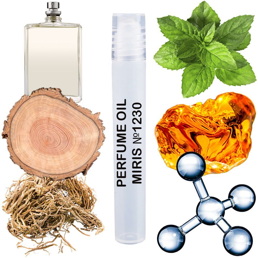 MIRIS No. 1230, Inspired by Molecu 01, Long-Lasting Perfume Oil for Women Roll-On, Rollerball 0.34 Fl Oz / 10 ml