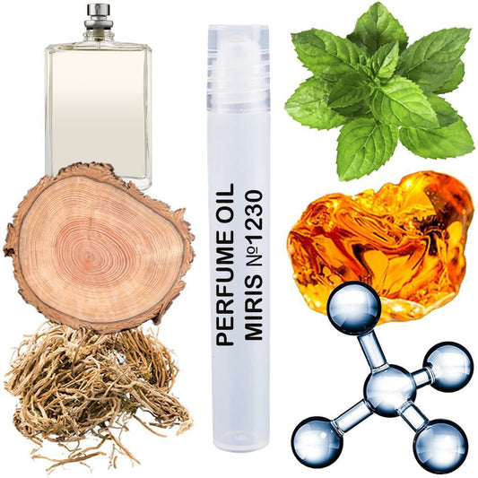 MIRIS No. 1230, Inspired by Molecu 01, Long-Lasting Perfume Oil for Women Roll-On, Rollerball 0.34 Fl Oz / 10 ml