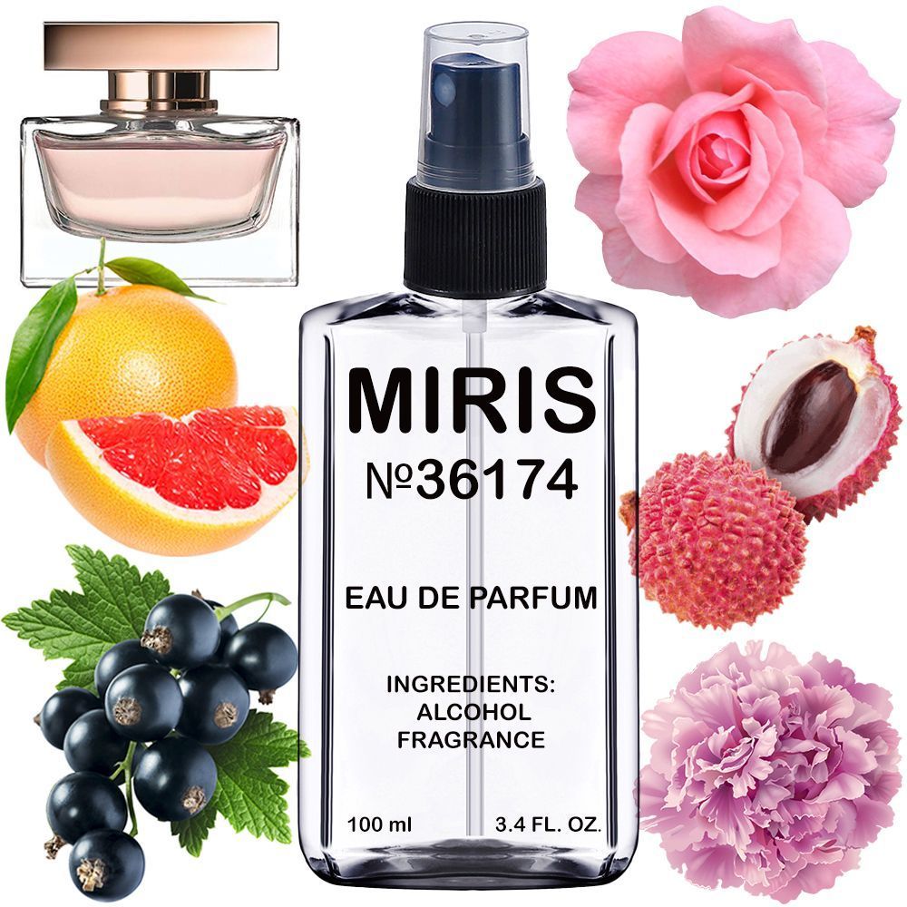 MIRIS No. 36174, Inspired by Rose The One, Long-Lasting Eau de Parfum for Women, Spray 3.4 Fl Oz / 100 ml