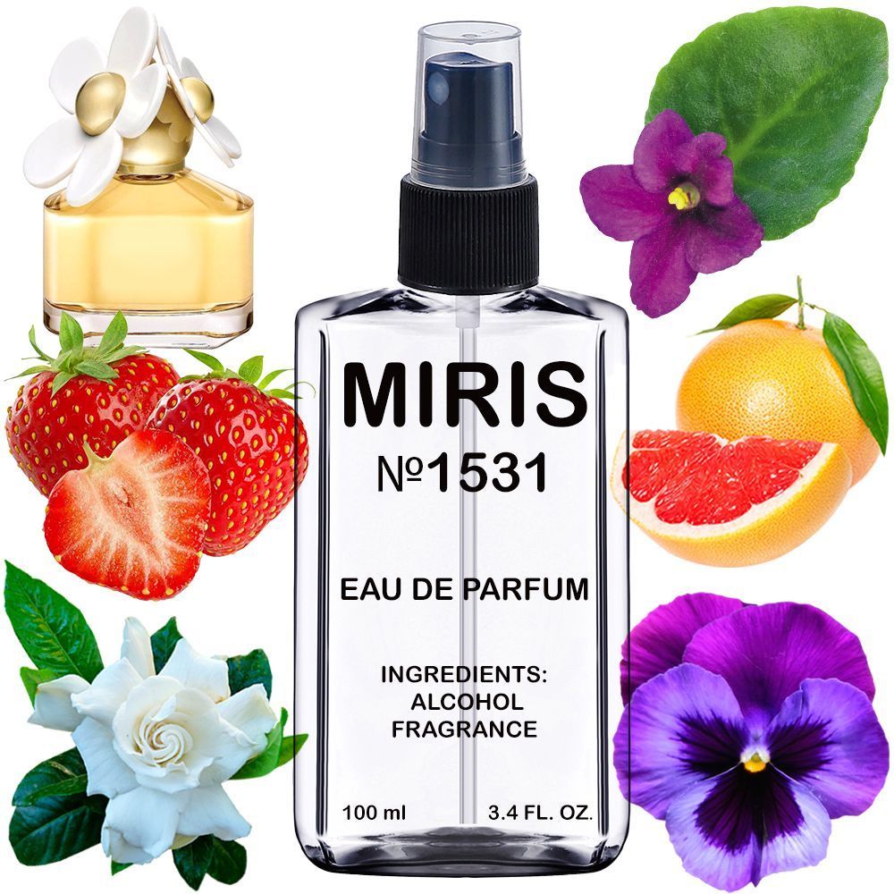 MIRIS No. 1531, Inspired by Daisy, Long-Lasting Eau de Parfum for Women, Spray 3.4 Fl Oz / 100 ml