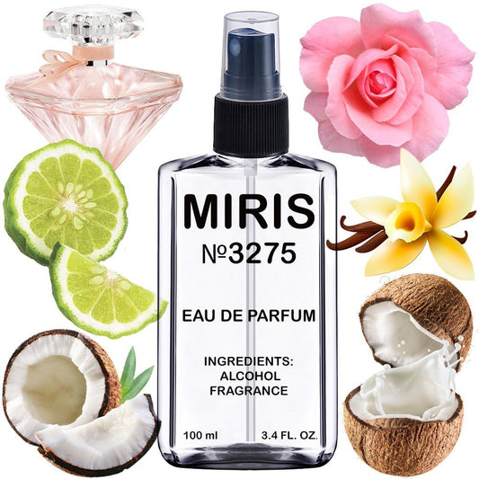 MIRIS No. 3275, Inspired by La Nuit Tresor Nude, Long-Lasting Eau de Parfum for Women, Spray 3.4 Fl Oz / 100 ml