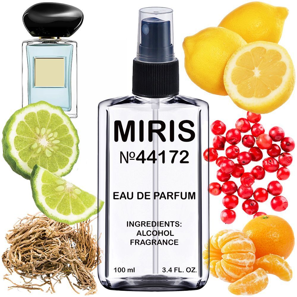 MIRIS No. 44172, Inspired by Prive Vetiver d Hiver, Long-Lasting Eau de Parfum for Men, Spray 3.4 Fl Oz / 100 ml