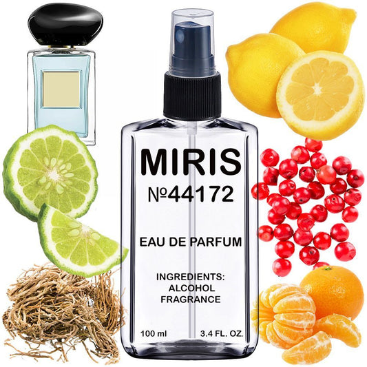 MIRIS No. 44172, Inspired by Prive Vetiver d Hiver, Long-Lasting Eau de Parfum for Men, Spray 3.4 Fl Oz / 100 ml