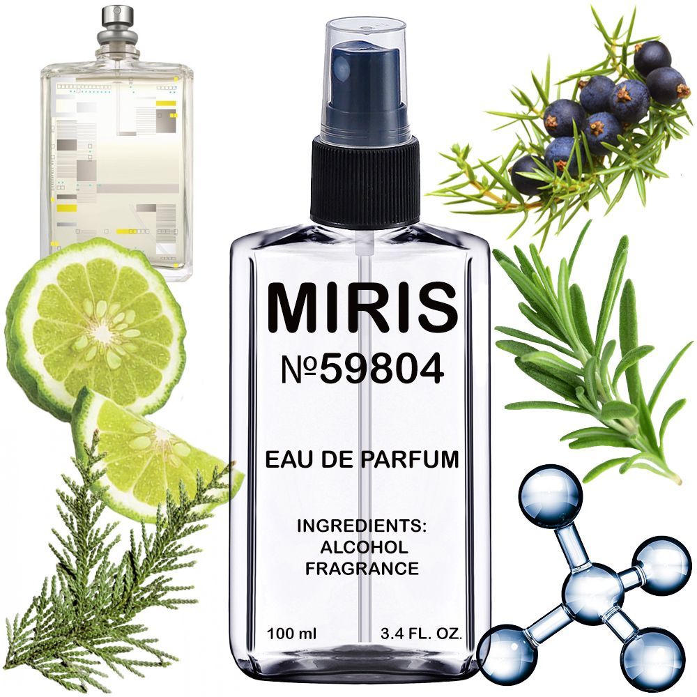 MIRIS No. 59804, Inspired by Escent 05, Long-Lasting Eau de Parfum Unisex for Women and Men, Spray 3.4 Fl Oz / 100 ml
