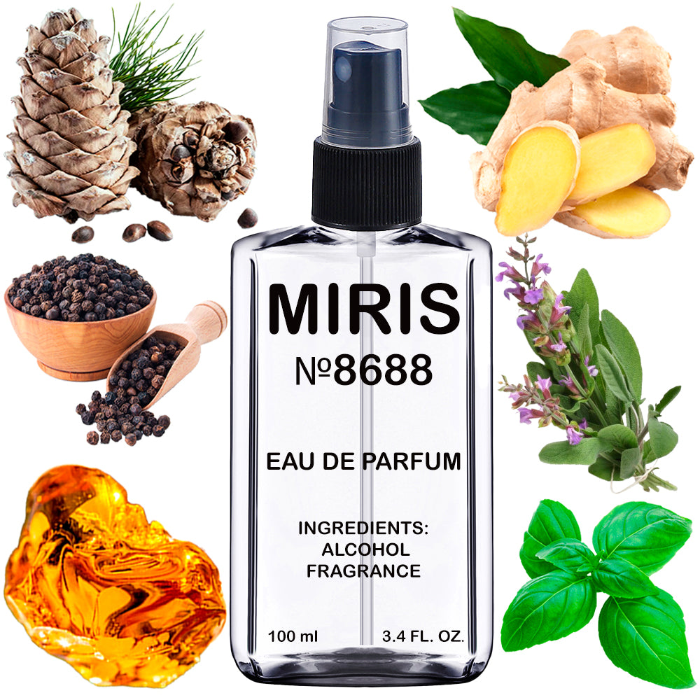 MIRIS No. 8688 | Inspired | Men Eau de Parfum | 3.4 Fl Oz