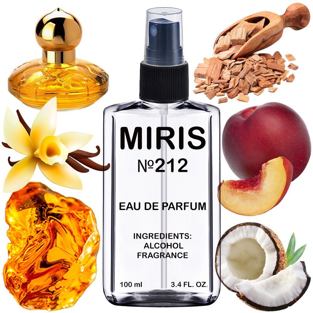 MIRIS No. 212, Inspired by Casmir, Long-Lasting Eau de Parfum for Women, Spray 3.4 Fl Oz / 100 ml