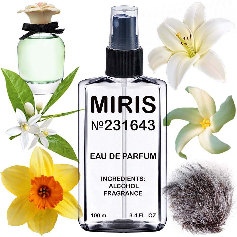 MIRIS No. 231643, Inspired by Dolce, Long-Lasting Eau de Parfum for Women, Spray 3.4 Fl Oz / 100 ml