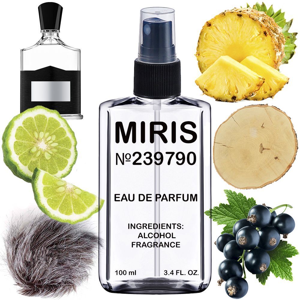 MIRIS No. 239790, Inspired by Aventus, Long-Lasting Eau de Parfum for Men, Spray 3.4 Fl Oz / 100 ml
