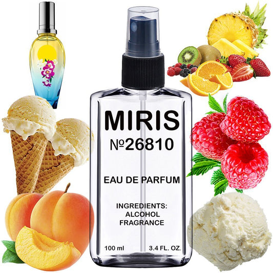 MIRIS No. 26810, Inspired by Agua del Sol, Long-Lasting Eau de Parfum for Women, Spray 3.4 Fl Oz / 100 ml
