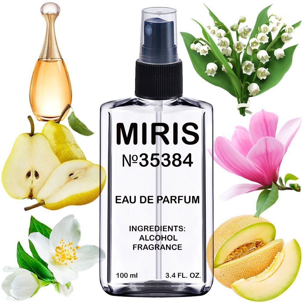 MIRIS No. 35384, Inspired by J'adore, Long-Lasting Eau de Parfum for Women, Spray 3.4 Fl Oz / 100 ml
