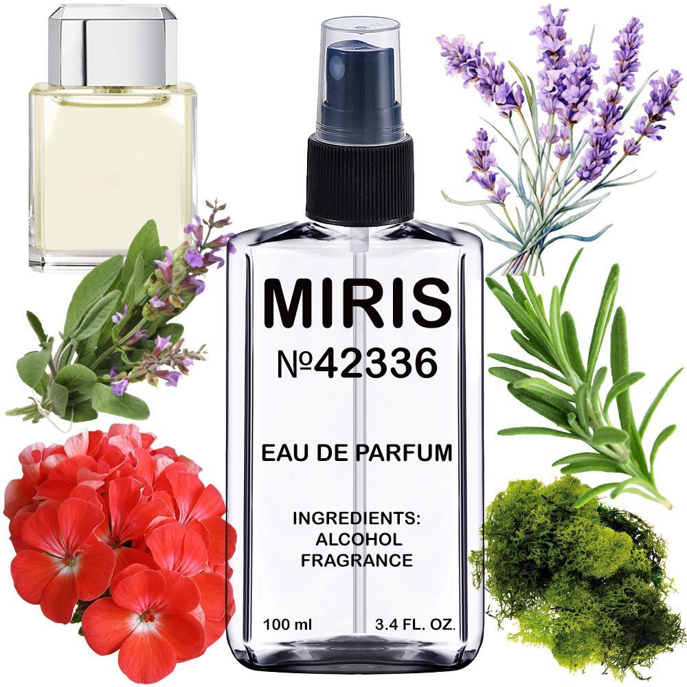 MIRIS No. 42336, Inspired by Egoiste Platinum, Long-Lasting Eau de Parfum for Men, Spray 3.4 Fl Oz / 100 ml