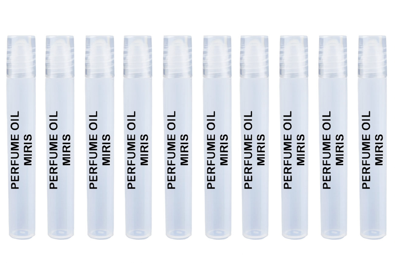 MIRIS Perfume Oil Set of 100, Mixed Women’s & Men’s Roll-On Fragrances, Long-Lasting Perfume Oils, 0.34 Fl Oz / 10 ml Each