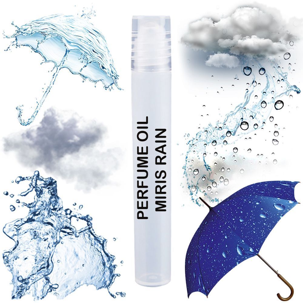 MIRIS Perfume Oil Rain Unisex For Women and Men | Roll-On Alcohol Free | 0.34 Fl Oz