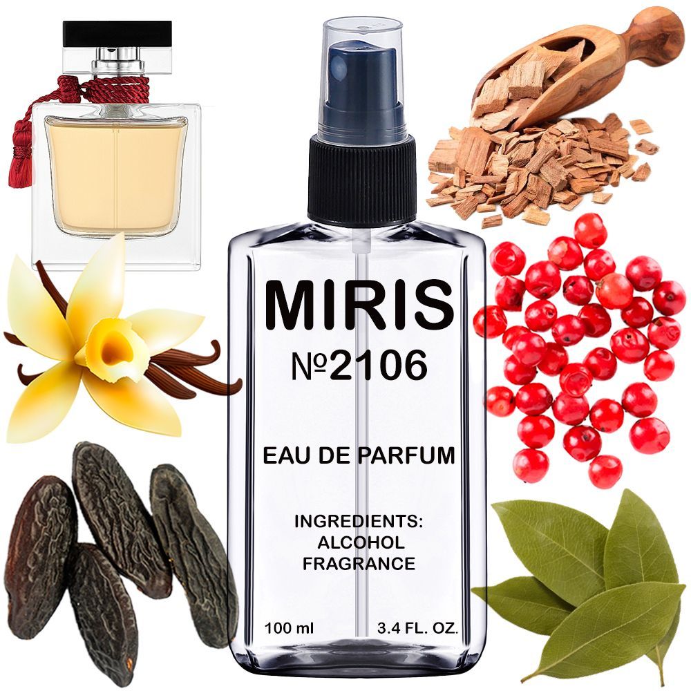 MIRIS No. 2106, Inspired by Llq Le Parfum, Long-Lasting Eau de Parfum for Women, Spray 3.4 Fl Oz / 100 ml
