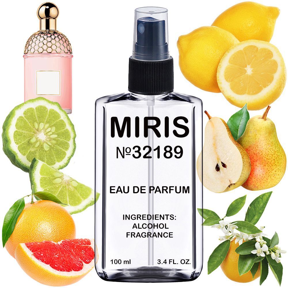 MIRIS No. 32189, Inspired by Aqua Aleg Pera Granita, Long-Lasting Eau de Parfum for Women, Spray 3.4 Fl Oz / 100 ml