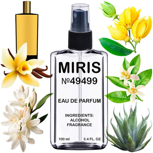 MIRIS No. 49499, Inspired by Marfa, Long-Lasting Eau de Parfum Unisex for Women and Men, Spray 3.4 Fl Oz / 100 ml