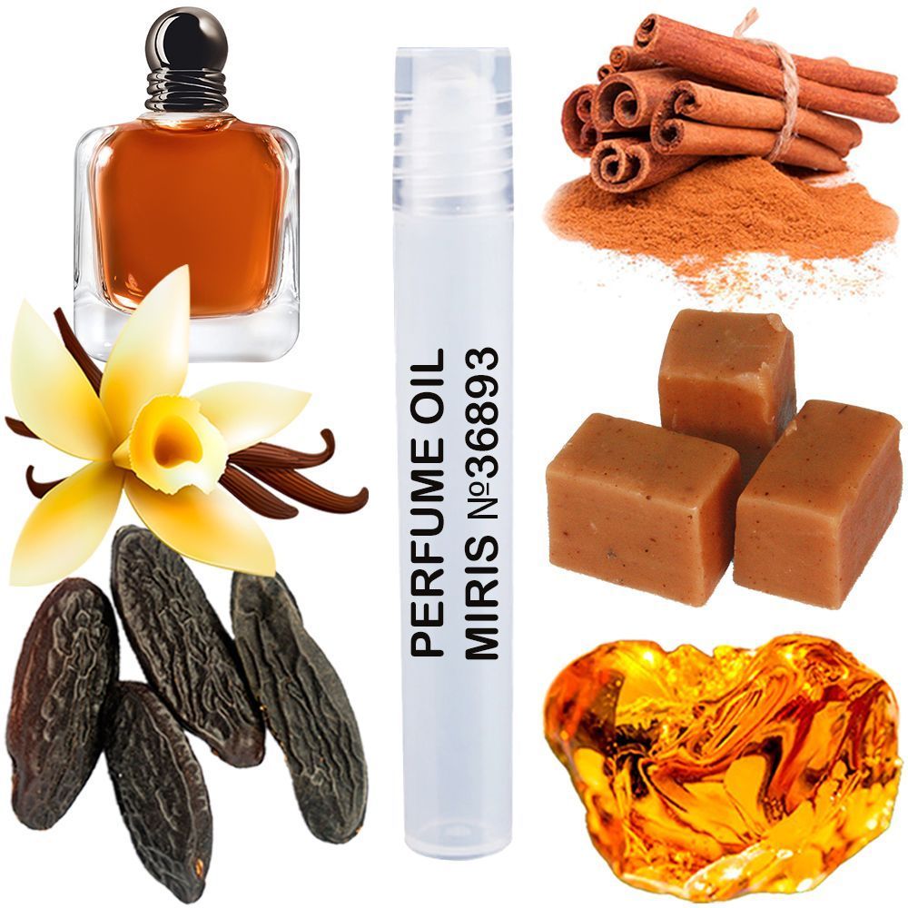 MIRIS No. 36893, Inspired by Strong With You Intens, Long-Lasting Perfume Oil for Men Roll-On, Rollerball 0.34 Fl Oz / 10 ml