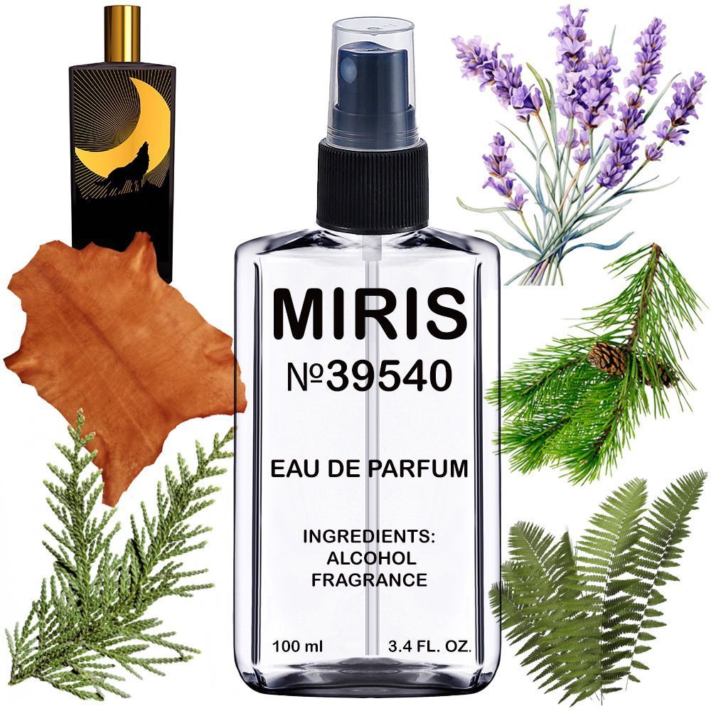 MIRIS No. 39540, Inspired by Russian Leather, Long-Lasting Eau de Parfum Unisex for Women and Men, Spray 3.4 Fl Oz / 100 ml