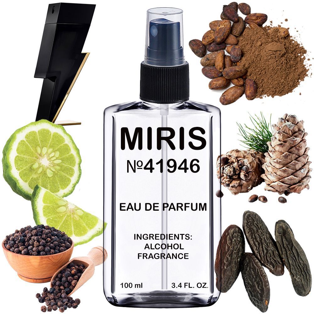 MIRIS No. 41946, Inspired by Bad Boy, Long-Lasting Eau de Parfum for Men, Spray 3.4 Fl Oz / 100 ml