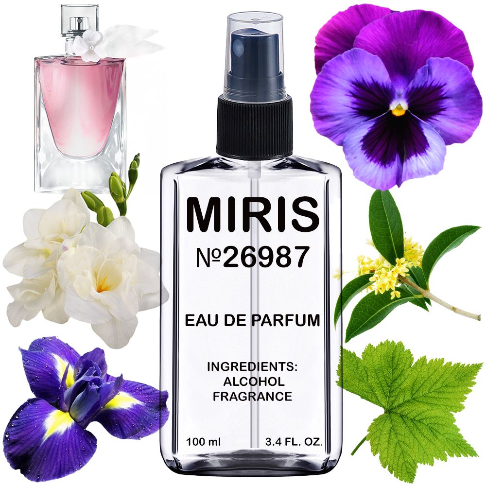 MIRIS No. 26987, Inspired by La Belle Vie Florale, Long-Lasting Eau de Parfum for Women, Spray 3.4 Fl Oz / 100 ml