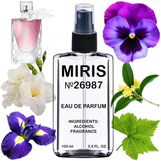 MIRIS No. 26987, Inspired by La Belle Vie Florale, Long-Lasting Eau de Parfum for Women, Spray 3.4 Fl Oz / 100 ml