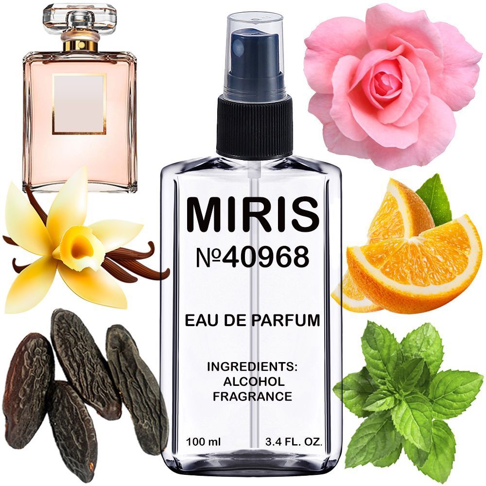 MIRIS No. 40968, Inspired, Long-Lasting Eau de Parfum for Women, Spray 3.4 Fl Oz / 100 ml