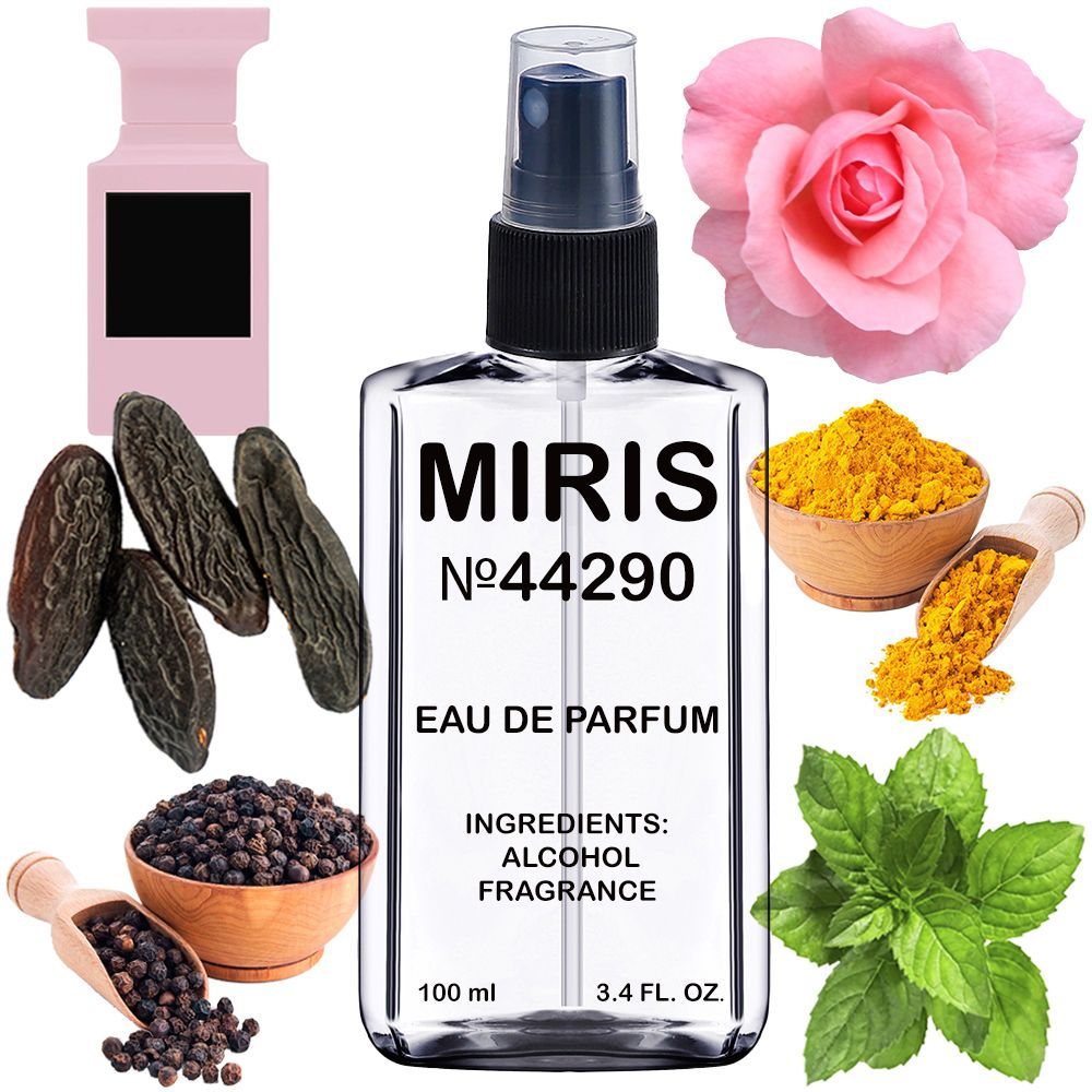 MIRIS No. 44290, Inspired by Rose Pric, Long-Lasting Eau de Parfum Unisex for Women and Men, Spray 3.4 Fl Oz / 100 ml