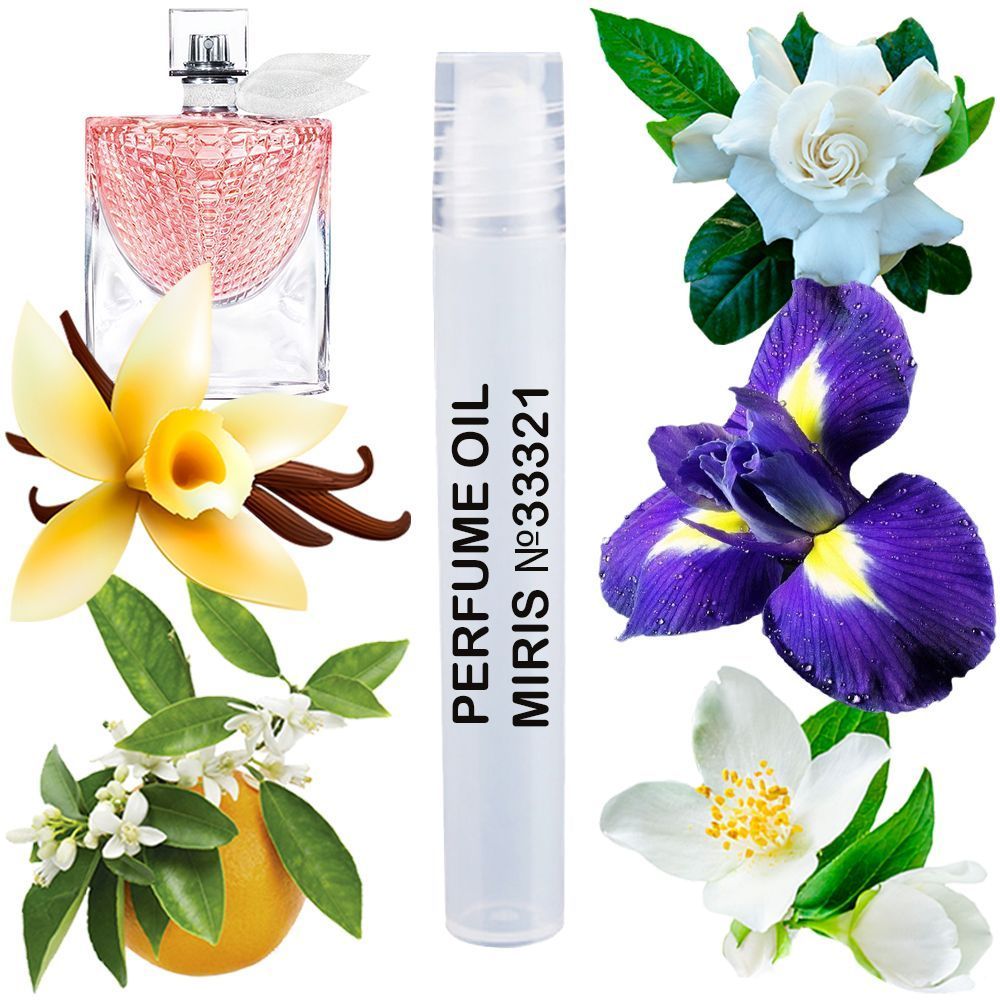 MIRIS No. 33321, Inspired by La Belle Vie L'Eclat, Long-Lasting Perfume Oil for Women Roll-On, Rollerball 0.34 Fl Oz / 10 ml