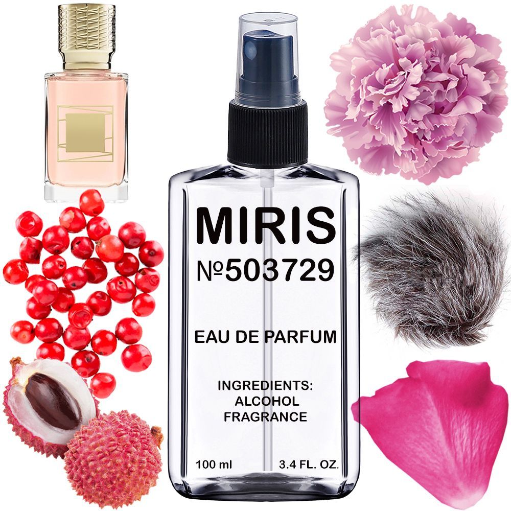 MIRIS No. 503729, Inspired by Lust in Paradise, Long-Lasting Eau de Parfum for Women, Spray 3.4 Fl Oz / 100 ml