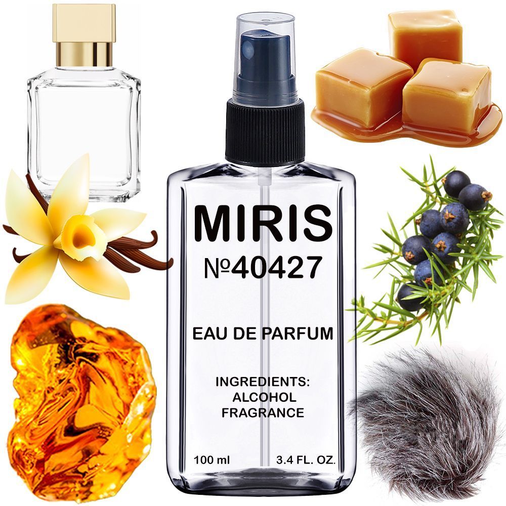 MIRIS No. 40427, Inspired by Gentle Fluidity Gold, Long-Lasting Eau de Parfum Unisex for Women and Men, Spray 3.4 Fl Oz / 100 ml