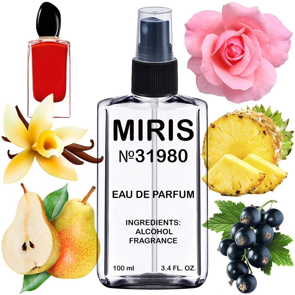 MIRIS No. 31980, Inspired by Se Passione, Long-Lasting Eau de Parfum for Women, Spray 3.4 Fl Oz / 100 ml