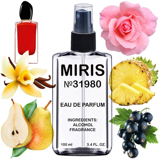 MIRIS No. 31980, Inspired by Se Passione, Long-Lasting Eau de Parfum for Women, Spray 3.4 Fl Oz / 100 ml