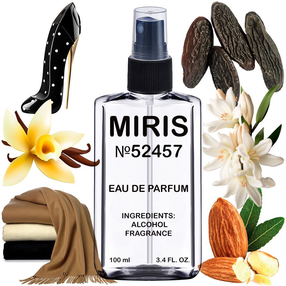 MIRIS No. 52457, Inspired by Good Girl Dot Drama, Long-Lasting Eau de Parfum for Women, Spray 3.4 Fl Oz / 100 ml