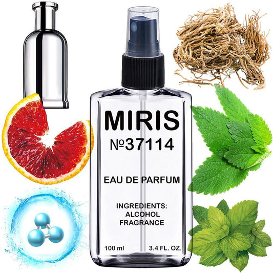 MIRIS No. 37114, Inspired by Bos Bottled United, Long-Lasting Eau de Parfum for Men, Spray 3.4 Fl Oz / 100 ml