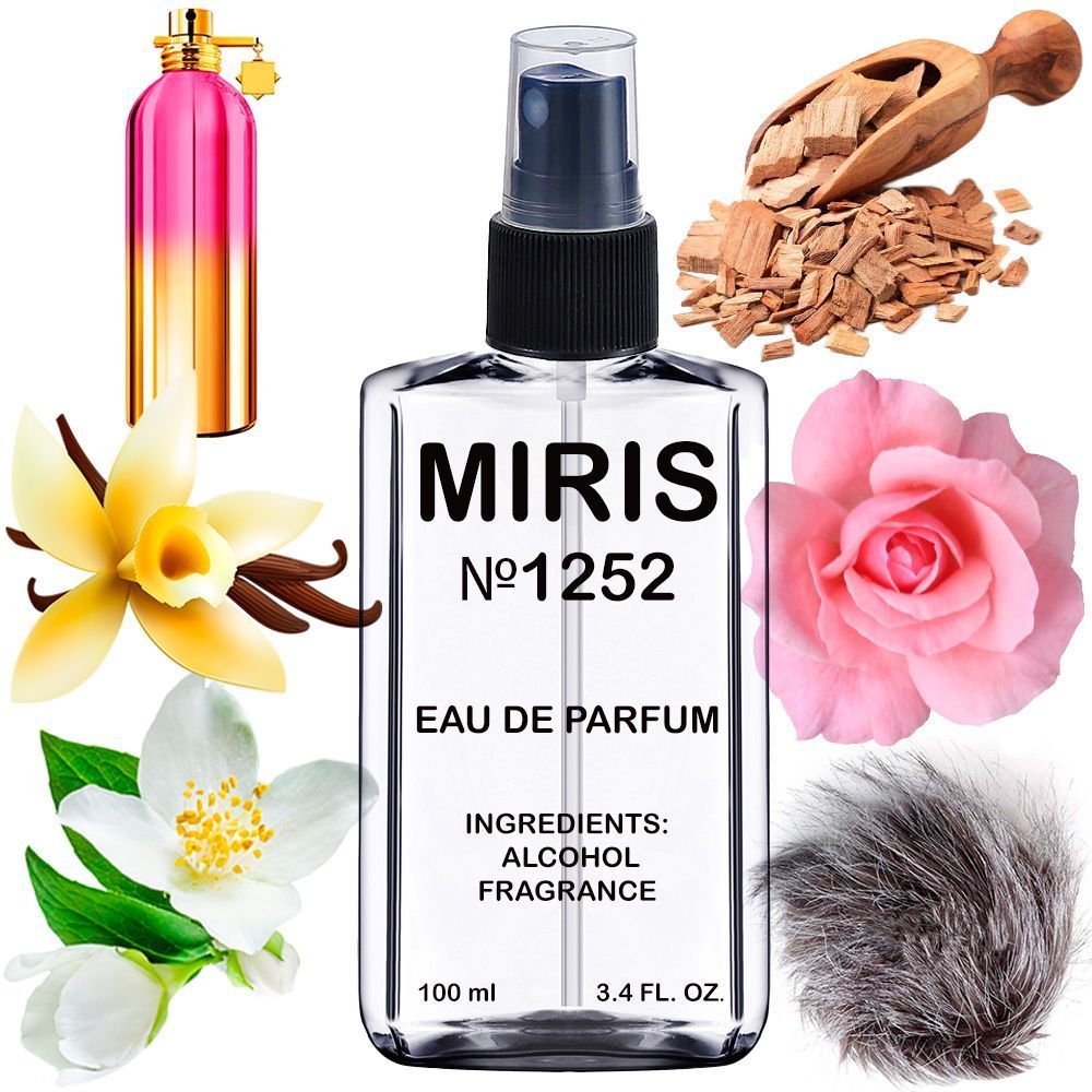 MIRIS No. 1252, Inspired by Intense Cherry, Long-Lasting Eau de Parfum Unisex for Women and Men, Spray 3.4 Fl Oz / 100 ml