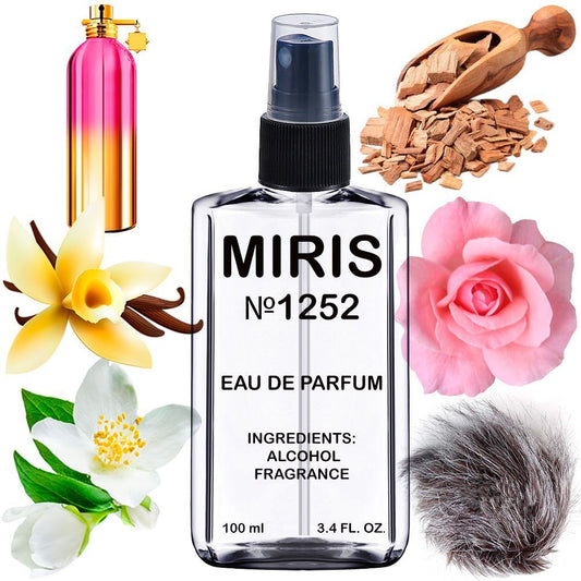 MIRIS No. 1252, Inspired by Intense Cherry, Long-Lasting Eau de Parfum Unisex for Women and Men, Spray 3.4 Fl Oz / 100 ml